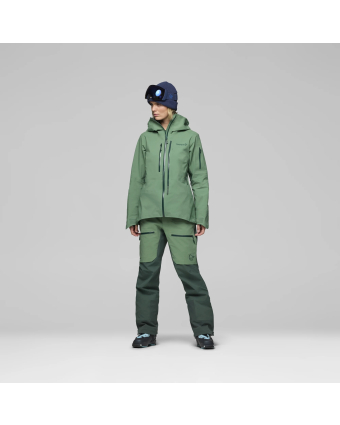 Norrøna lofoten Gore-Tex Pro Pants Dark Ivy Model