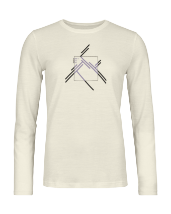 185 Merino Mtn Cutout Ls Women Non Dyed