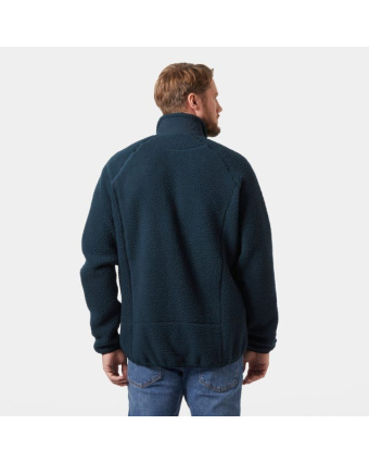 Men Panorama Pile Block Jacket