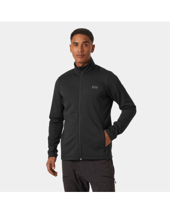 Men Versalite Fleece Jacket Black model