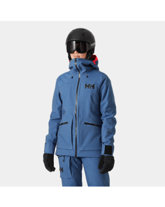 Women Powderqueen 3 Jacket Deep Fjord Denim model
