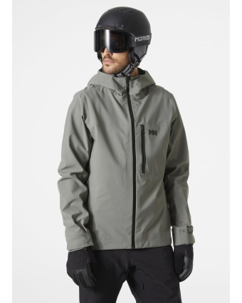 Men Swift 3L Shell Jacket Concrete model
