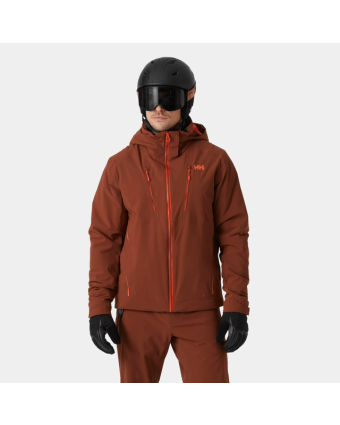 Men Alpha 4 Jacket Iron Oxide model