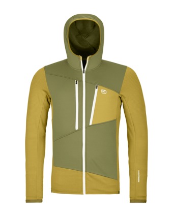 Fleece Grid Hoody Men