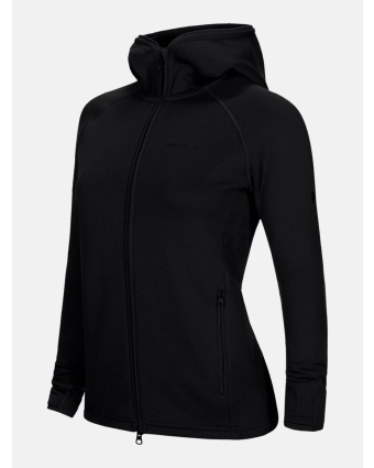 Chill Zip Hood Women black