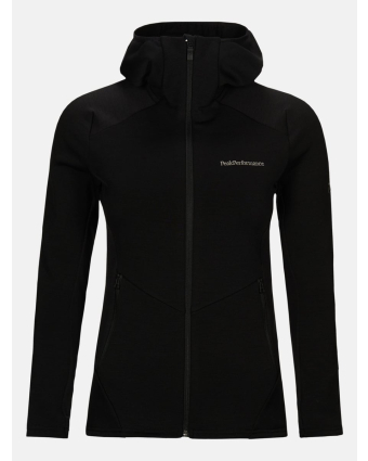 Peak Performance Vertical Mid Zip Hood Jacket Women