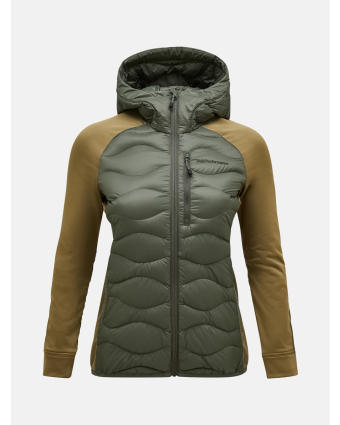 Women Helium Down Hybrid Hood