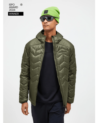 Men Elevate Liner Hood Pine Needle