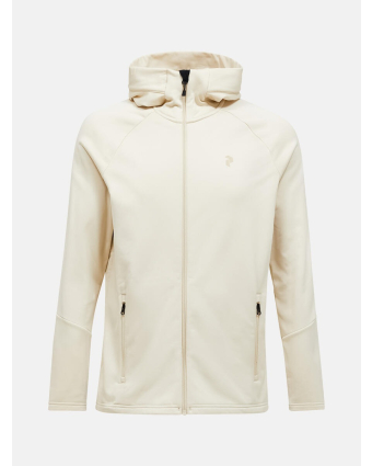 Peak Performance Rider Essentials Midlayer Zip Hood Men Men SAND FOG