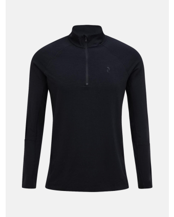 Magic Half Zip Wool-blend Baselayer Men