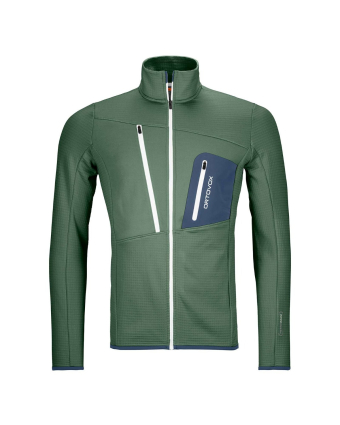 Men Fleece Grid Jacket