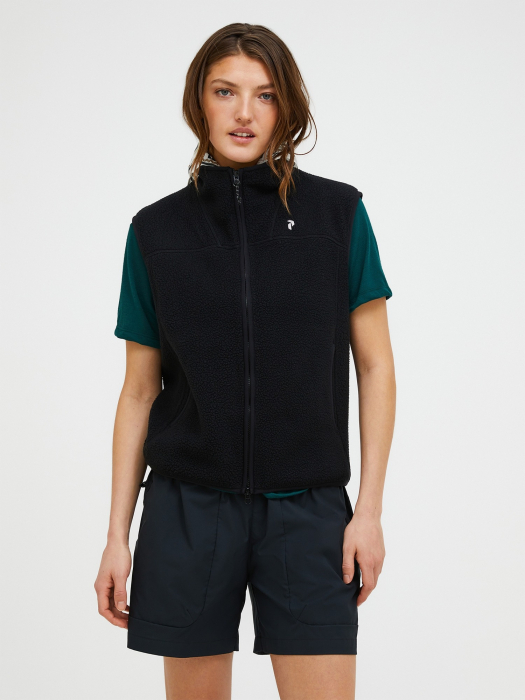 NatureRush Pile Vest Women Black NatureRush Pile Vest Women Black