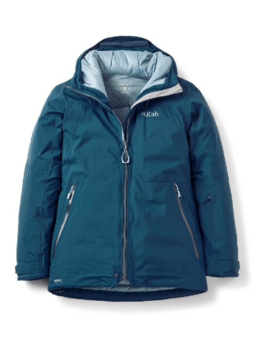 Optical Down Jacket Women Tempest Blue Optical Down Jacket Women Tempest Blue