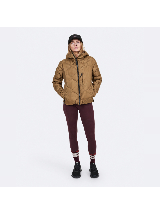 The Mountain Studio W Ultralight Pertex Down Hood Jacket – Otter The Mountain Studio W Ultralight Pertex Down Hood Jacket – Otter